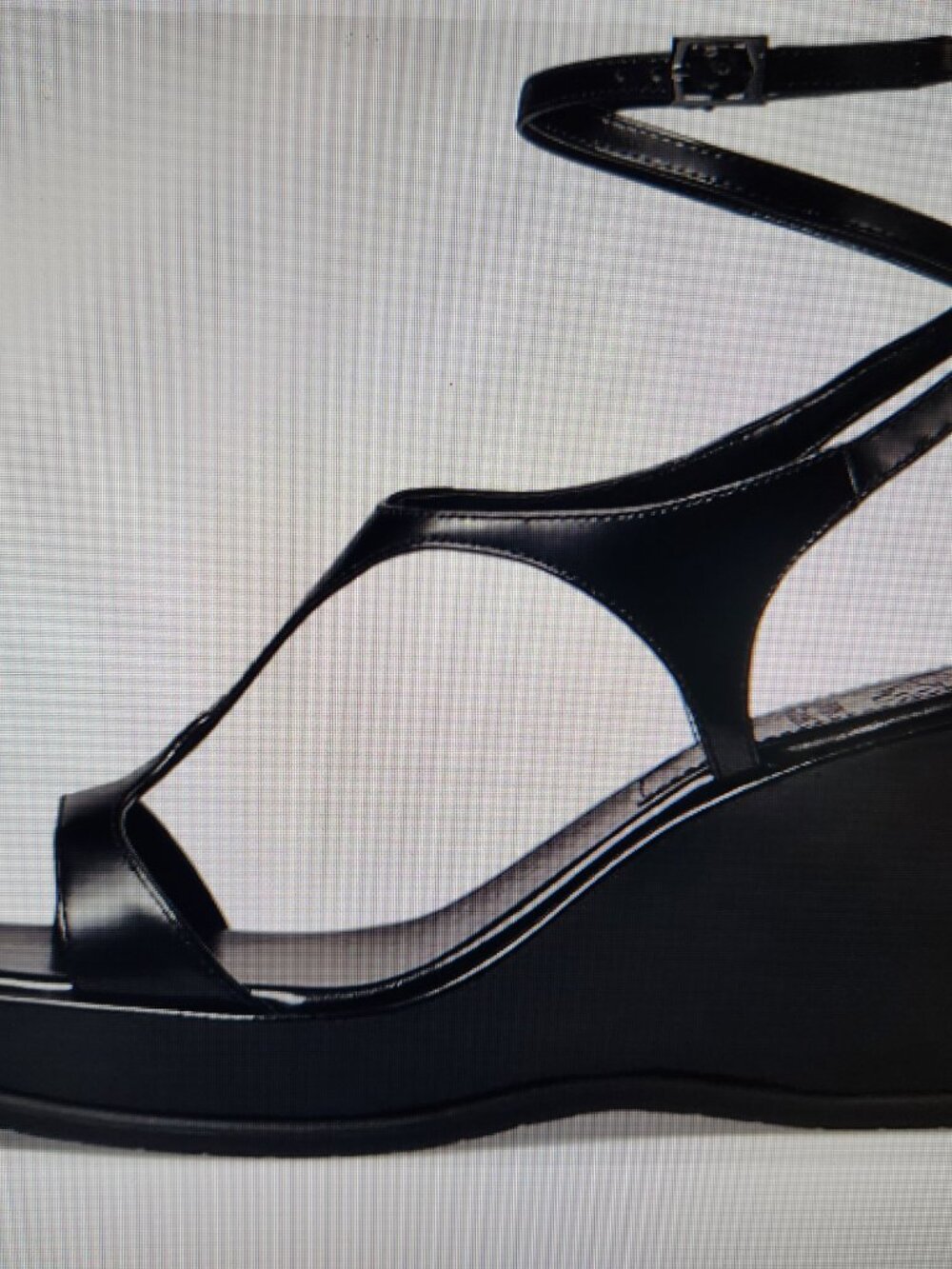 Vince Camuto Black Leather "Fetemee" Platform Sandals. NIB. Size 9 - Picture 2 of 13